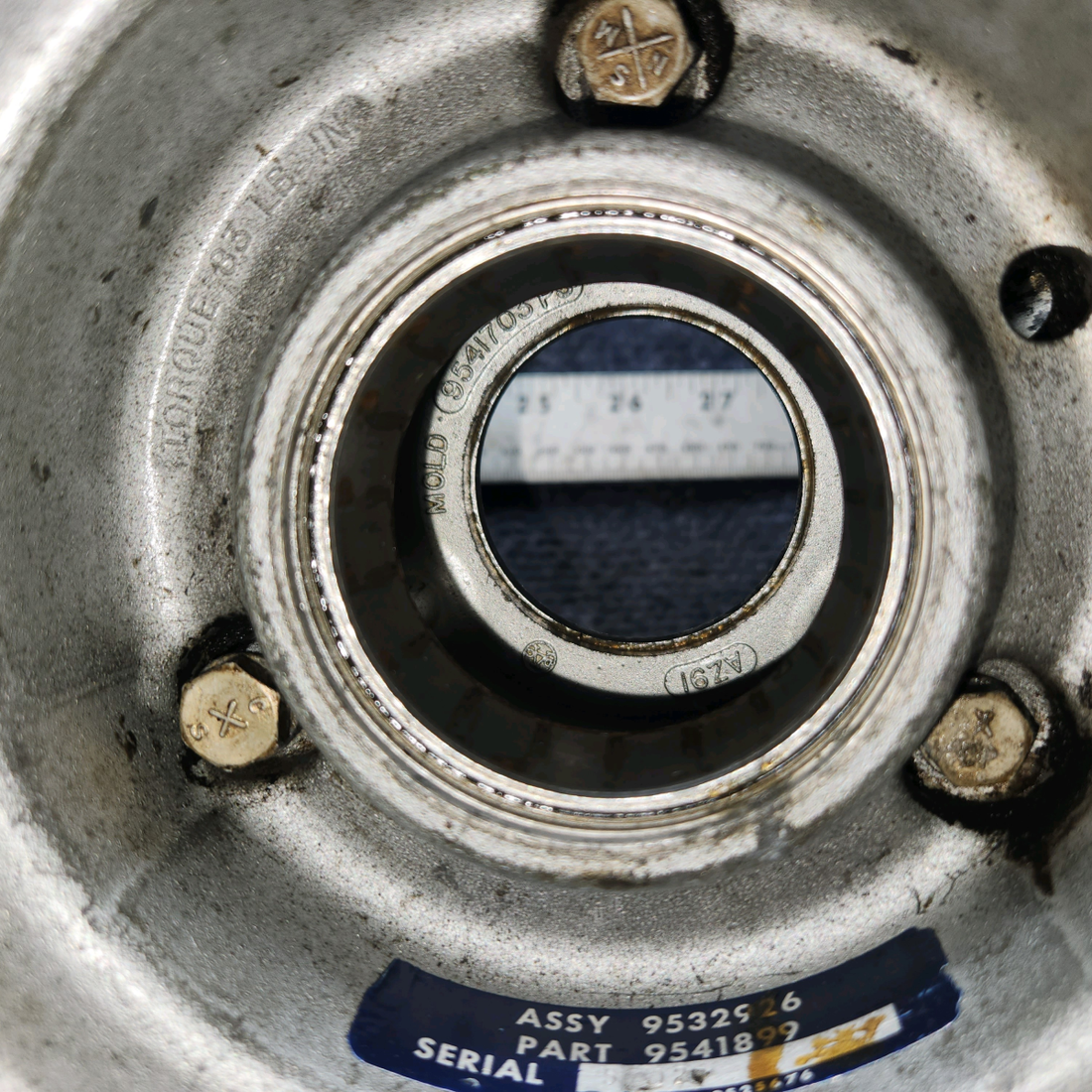 Used aircraft parts for sale, 1241156-11 Goodyear Cessna 182G Wheel-Nose Gear(5.00X5 Type III)
