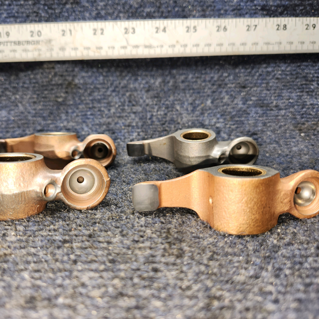 Used aircraft parts for sale, 694430 Lycoming O-320D3G Rocker Arm  - Set of Six