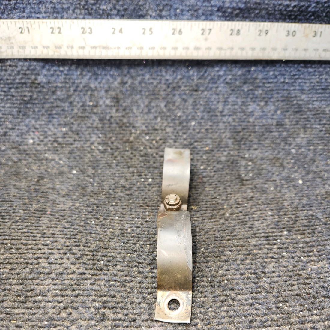 Used aircraft parts for sale, 0550157-5 Continental O-300-D Cessna 172 Exhaust Clamp