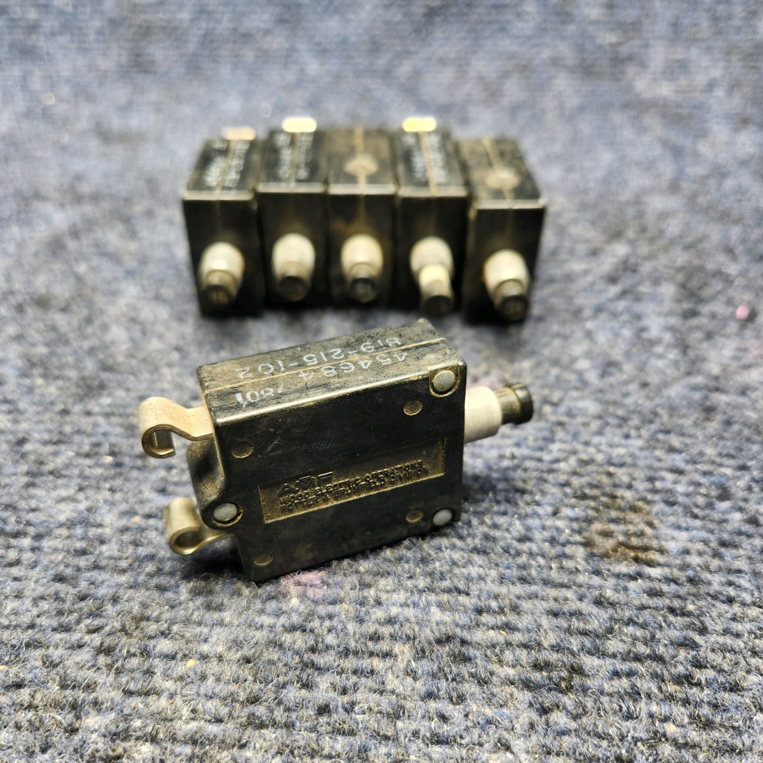 Used aircraft parts for sale, 819-215-102 Wood Electric Piper PA-28T AMF BREAKER15 AMP " PRICE PER EACH"
