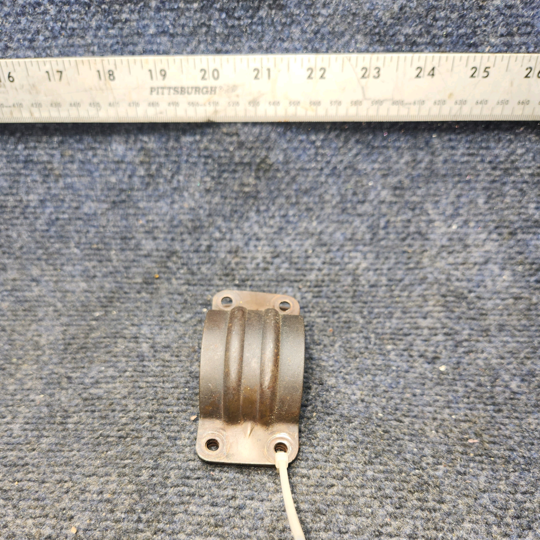 Used aircraft parts for sale, 099005-401 Lycoming IO-360 Beechcraft A24R Exhaust Bead Clamp "PRICE PER EACH SET OF 2 TWO VALVES"