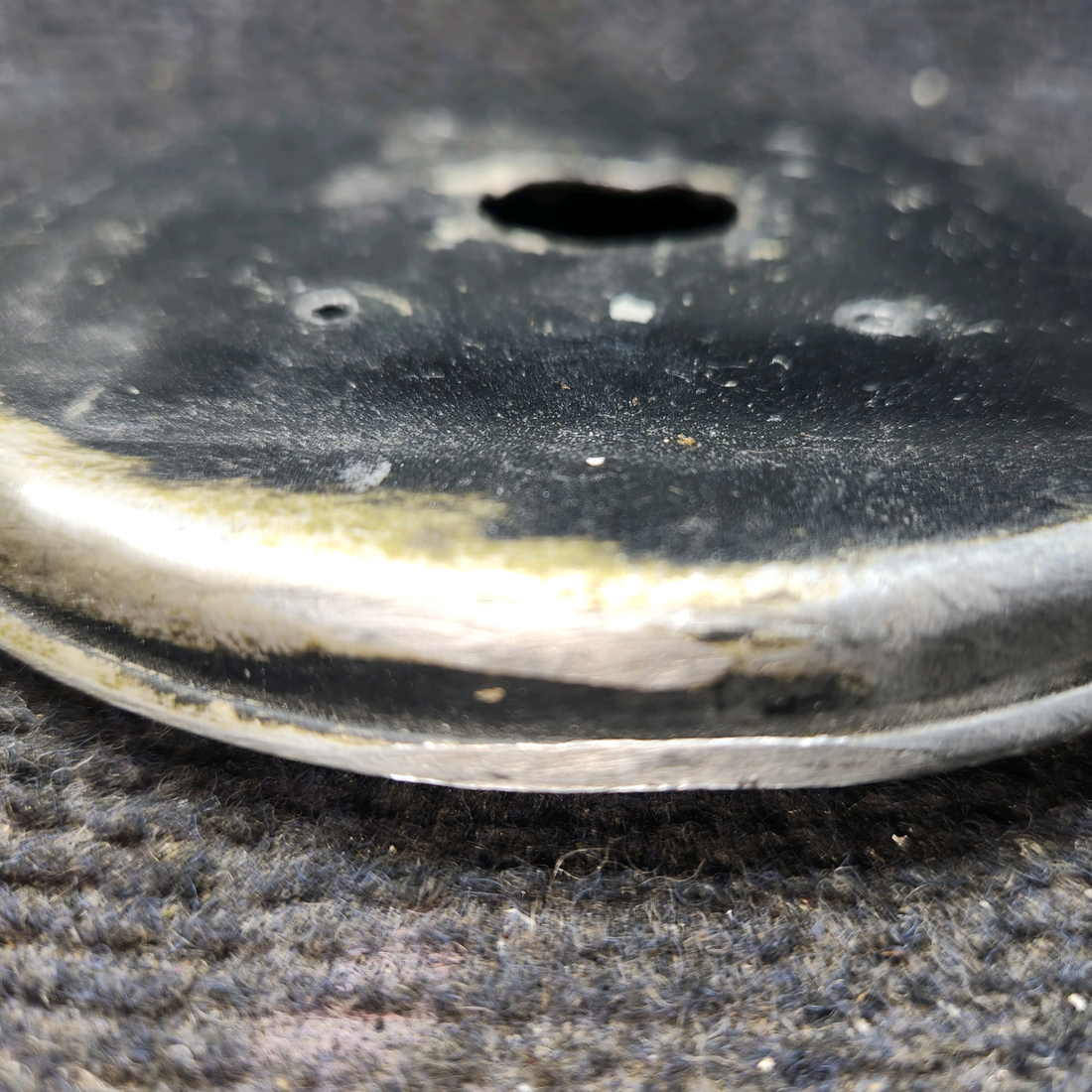 Used aircraft parts for sale, 0511198 Cessna 172 E Fuel Selector Cup with Placard