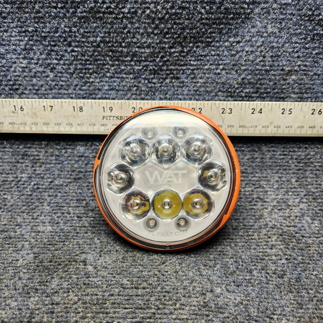 Used aircraft parts for sale, 01-0772102-10 FlyWat P36G3L CESSNA 172K LANDING LIGHT ASSEMBLY (VOLTS: 14-28)