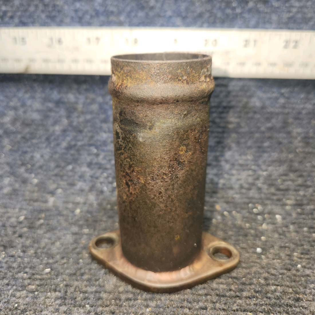 Used aircraft parts for sale, 0450338-14 Continental O-300-D Cessna 172F Exhaust Straight Riser