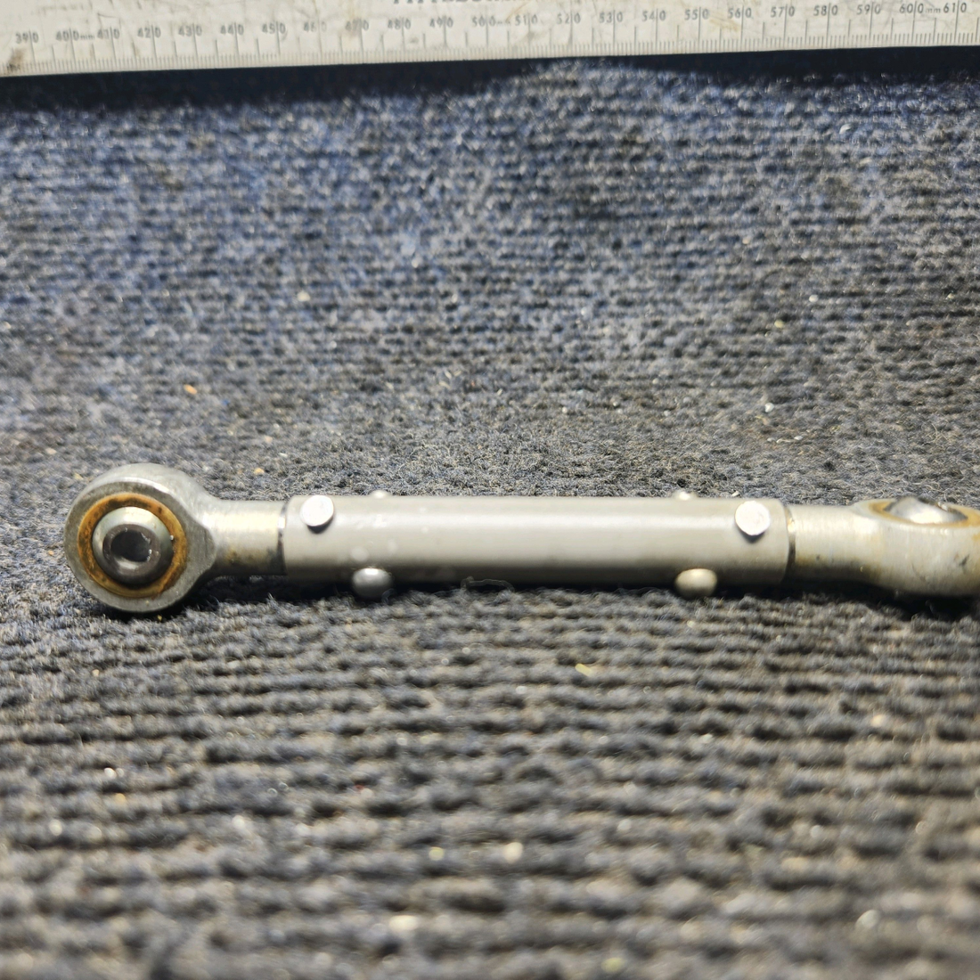 Used aircraft parts for sale, 95-524018-33 Beechcraft 35-33 Tube Rudder Pedal Push Rod