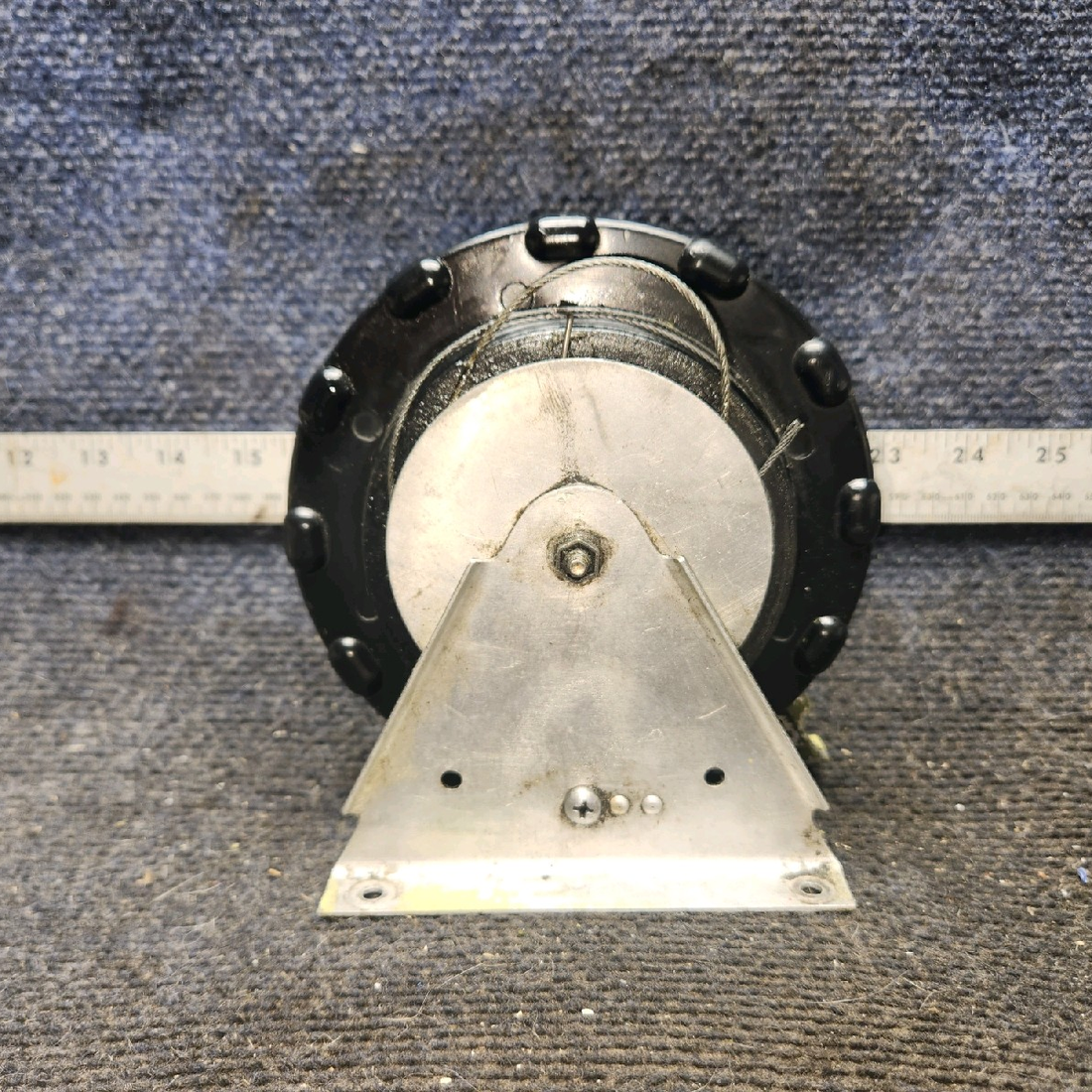Used aircraft parts for sale, 68414-003, 65633-000 piper PA-28-181 Stabilator Trim Wheel Assembly w/ Bracket
