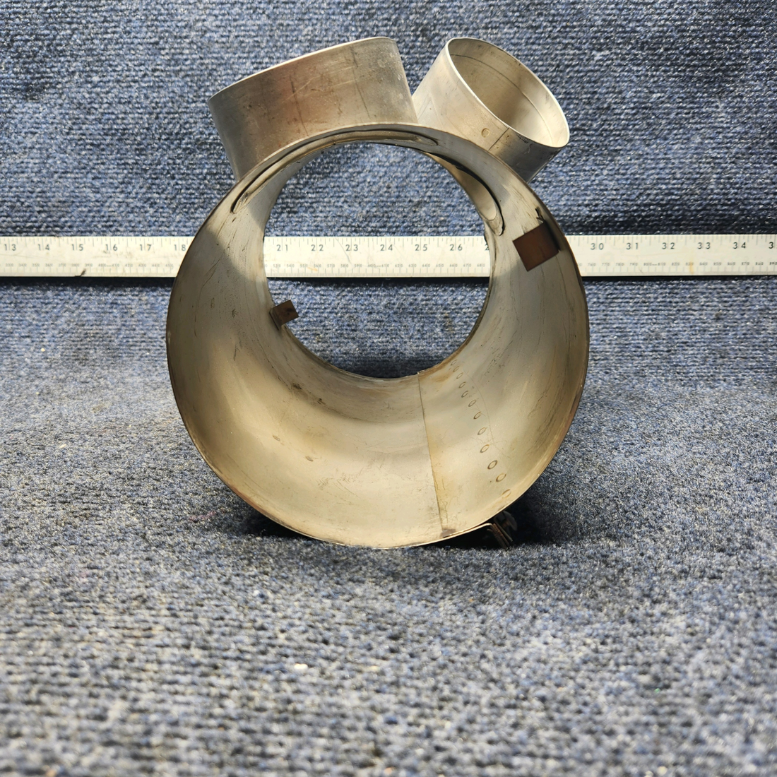 Used aircraft parts for sale, 701-50 Beechcraft F33A SHROUD EXHAUST HEATER RH