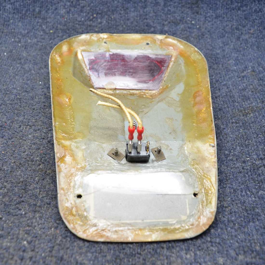 Used aircraft parts for sale, 0710103-1 Cessna C175 COVER PLATE CABIN LIGHT
