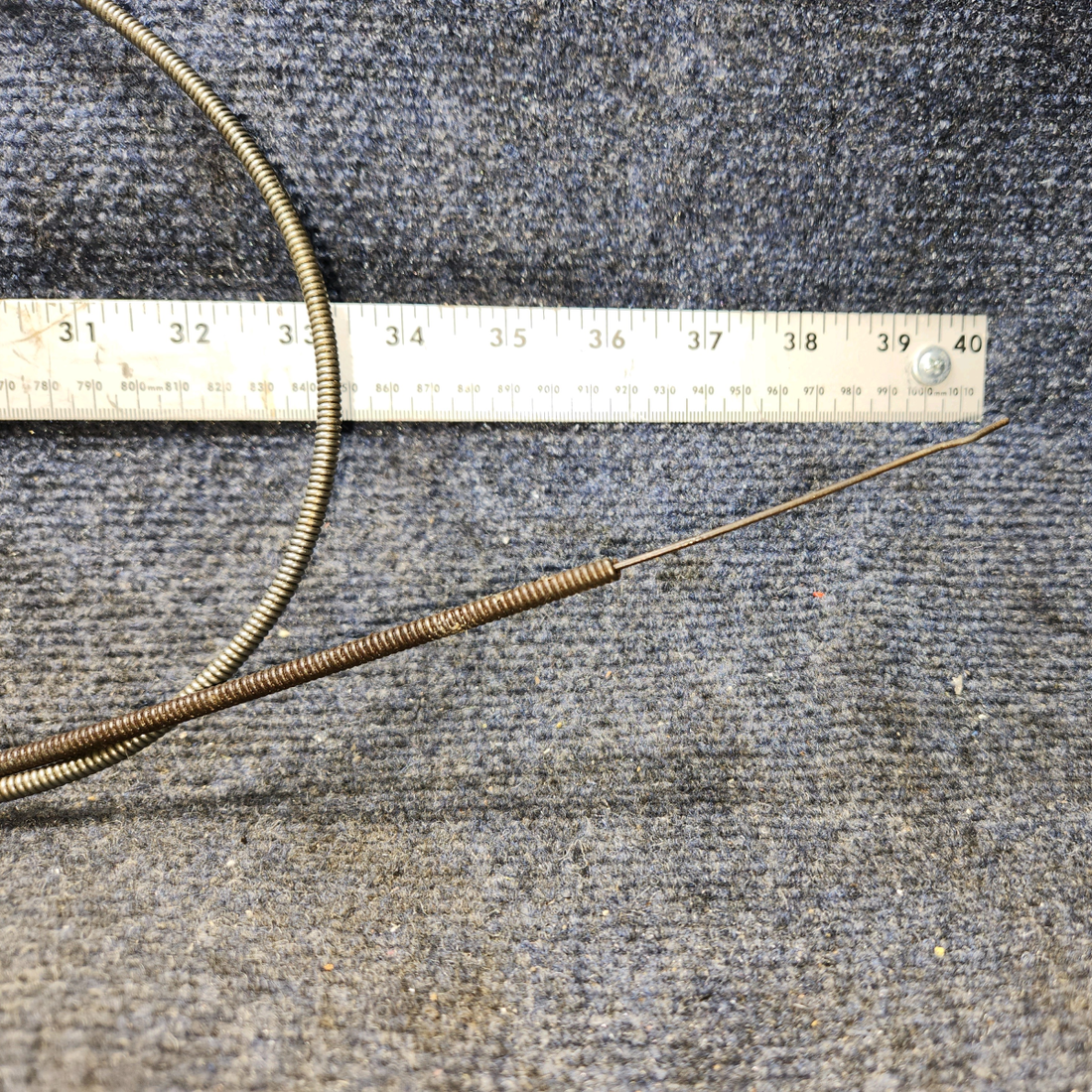 Used aircraft parts for sale, S1239-7 Cessna 172E Cabin Heat Control Cable (Length: 44”)