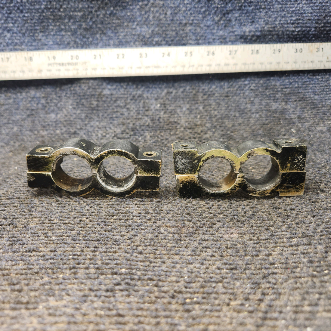 Used aircraft parts for sale, S1675-1 Cessna 172E Rudder Pedal Torque Tube Bearing, Set of 2