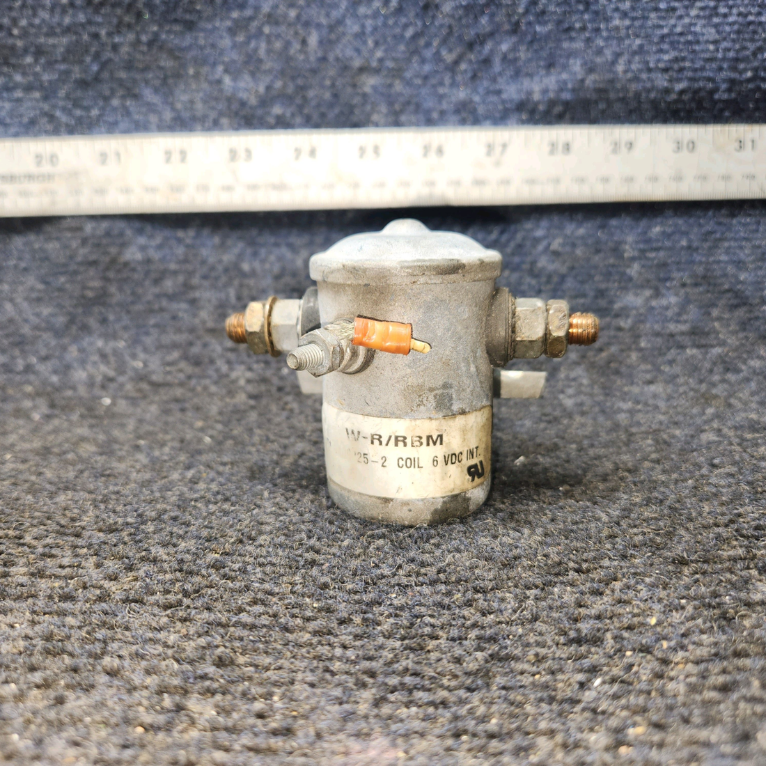 Used aircraft parts for sale, 71-109225-2 White Rodgers PIPER PA28-140 Solenoid Assembly