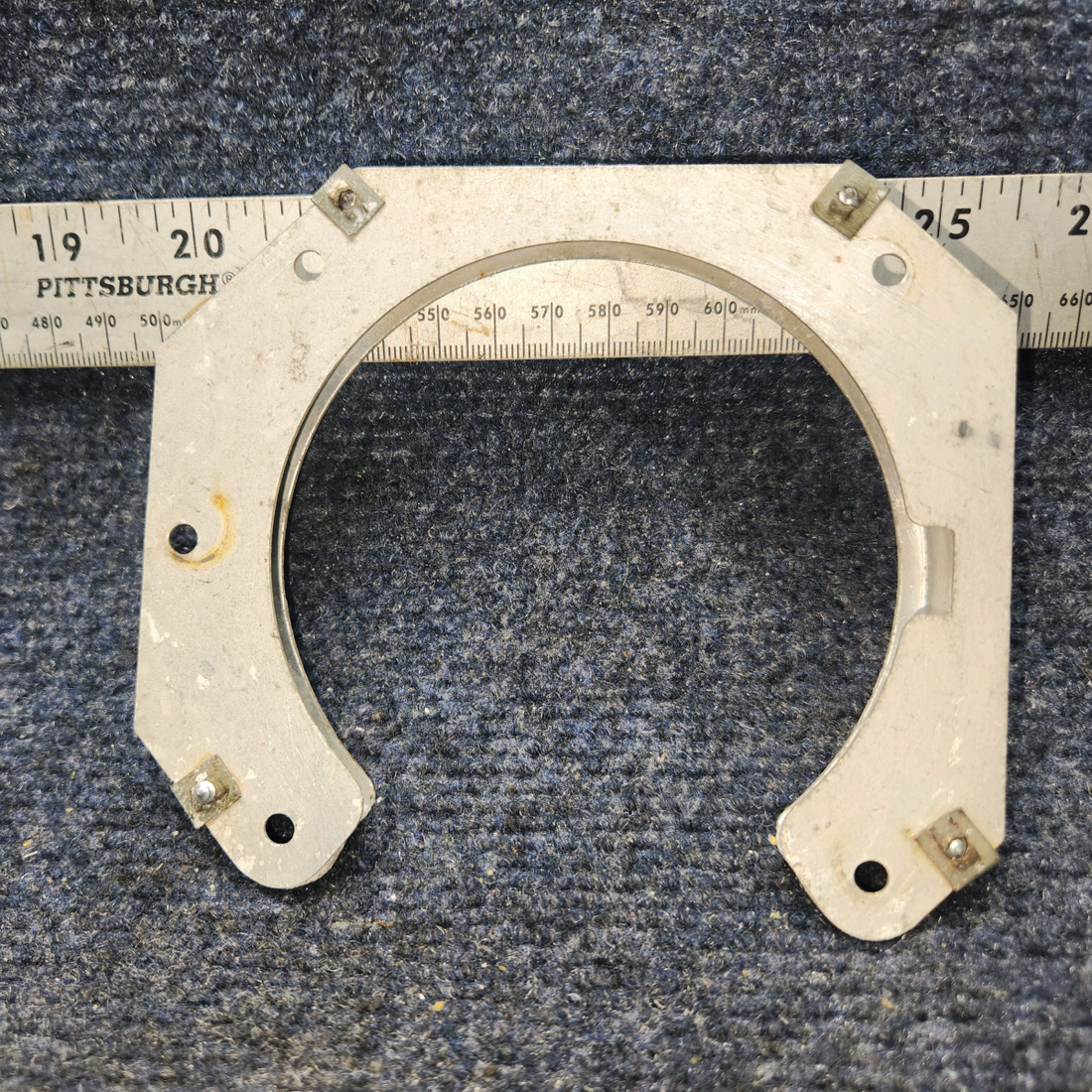 Used aircraft parts for sale, 0423542-6 Cessna C-150J Landing Light Bracket Assembly
