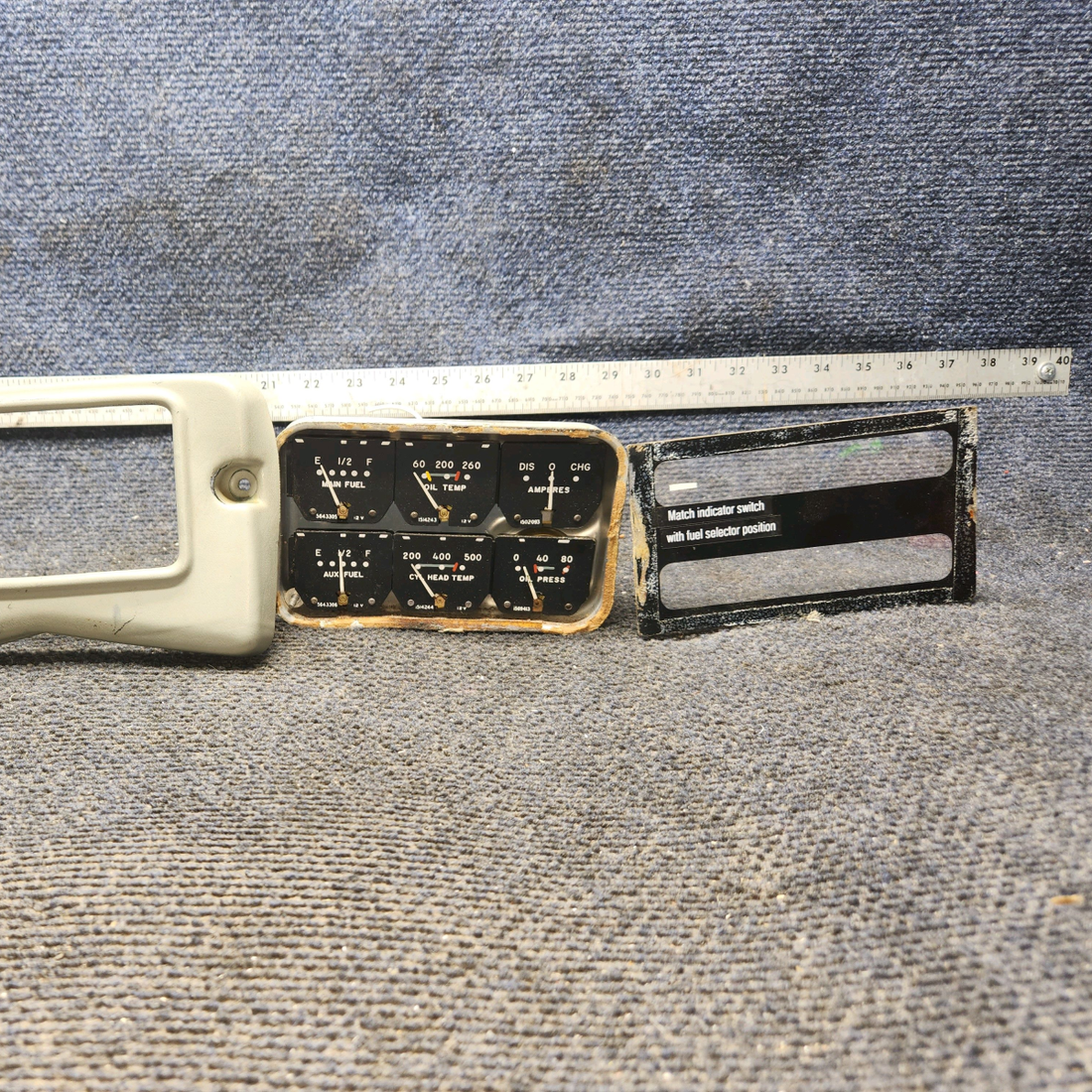 Used aircraft parts for sale, 35-380141-23 Beechcraft 35-33 Engine Cluster Gauge