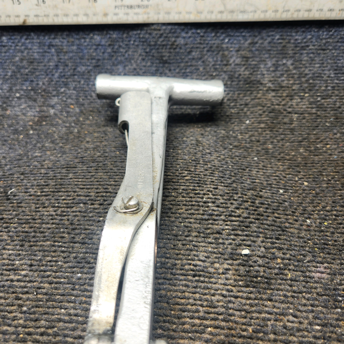 Used aircraft parts for sale, 35-524060-3 Beechcraft 35-33 Rudder Pedal Arm - RH