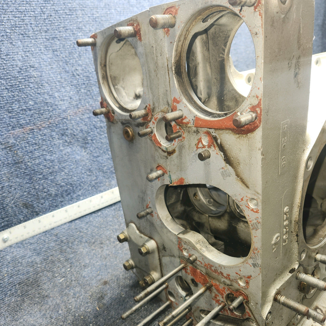 Used aircraft parts for sale, 642159A1 Continental O-470 Cessna 182G Crankcase
