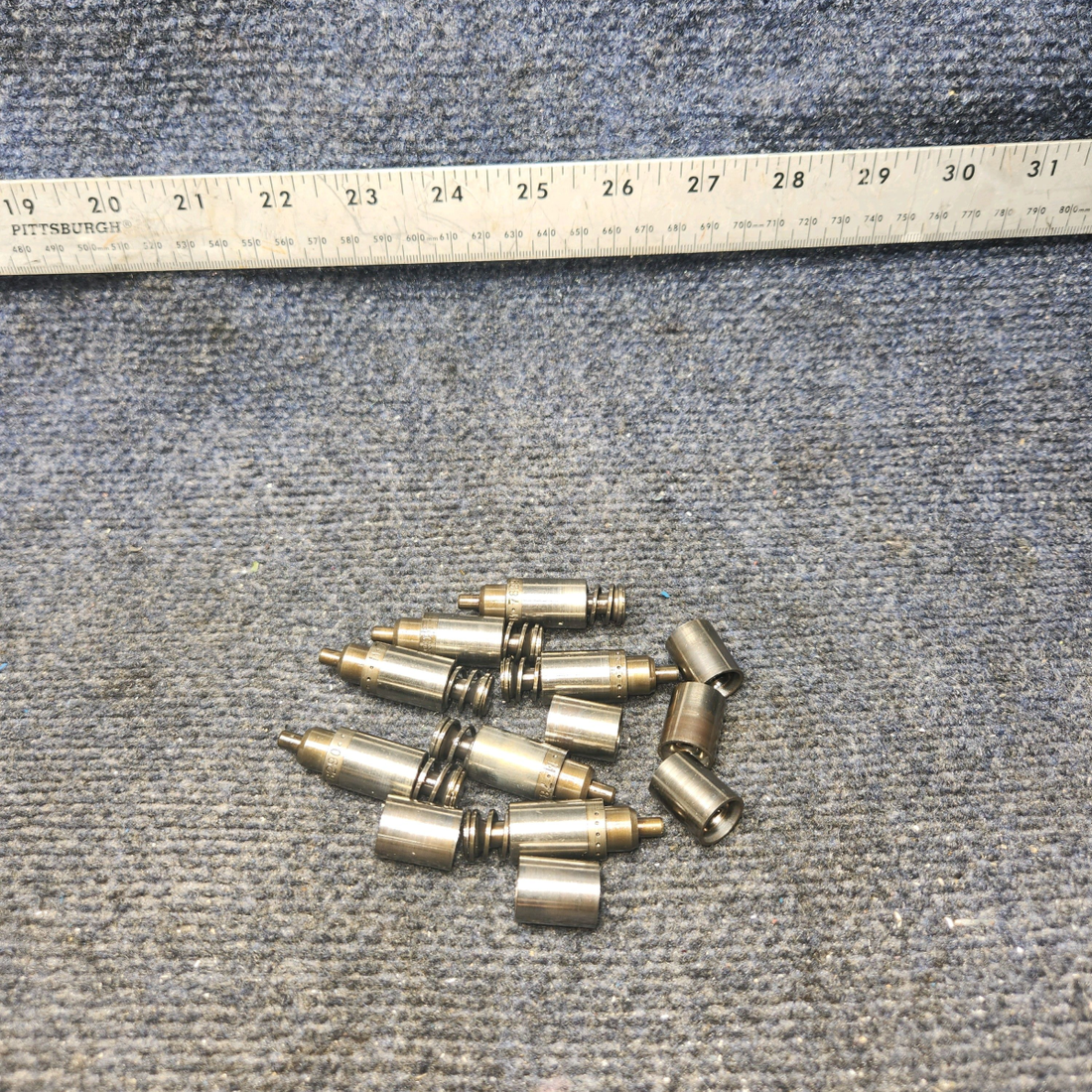 Used aircraft parts for sale, 78290, 78524 Lycoming O-320 Piper PA28-140 Hydraulic Plunger and Tap - Set of 8
