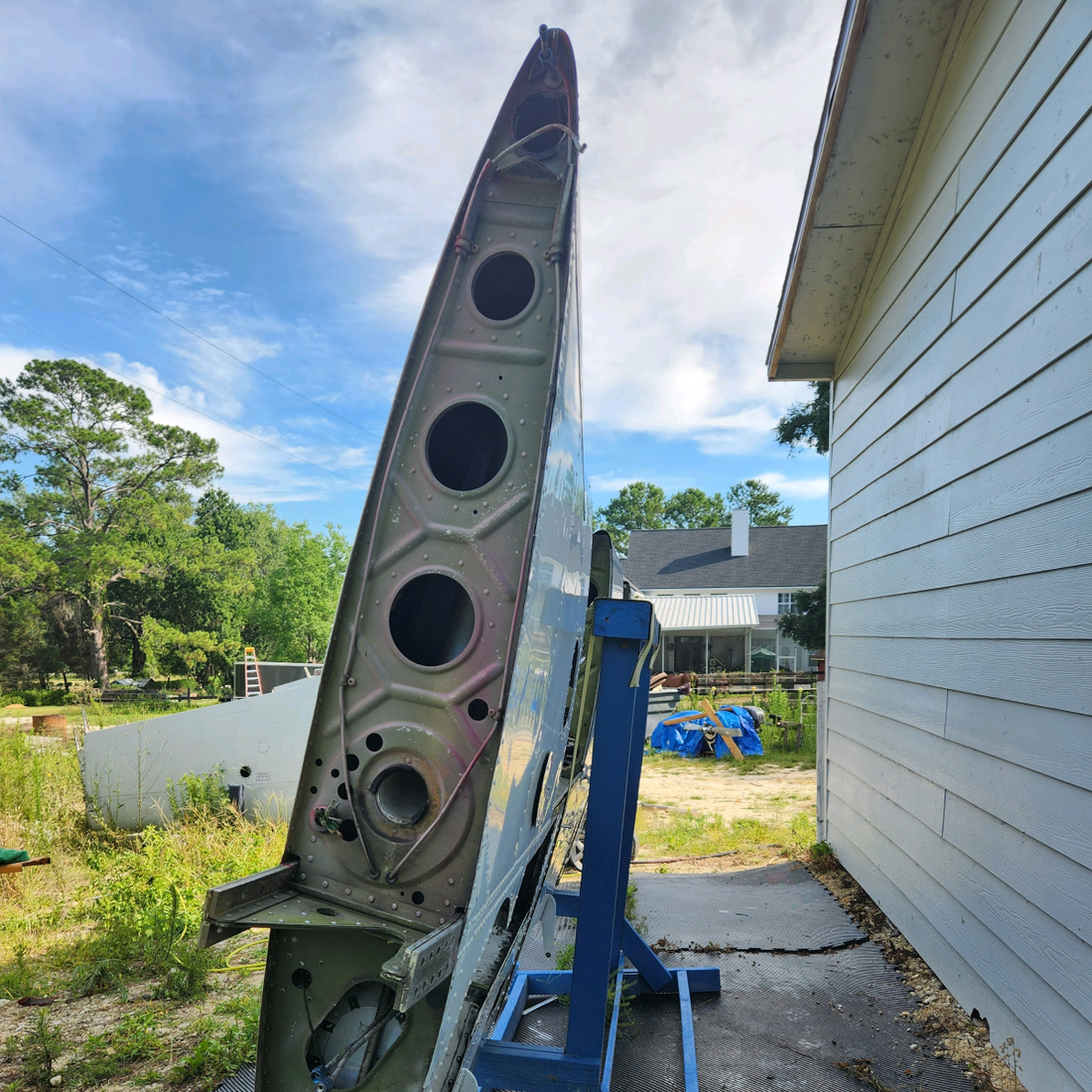Used aircraft parts for sale, 38121-008 Piper PA32RT-300 WING STRUCTURE ASSY LH "SEE PHOTOS FOR DETAILS"