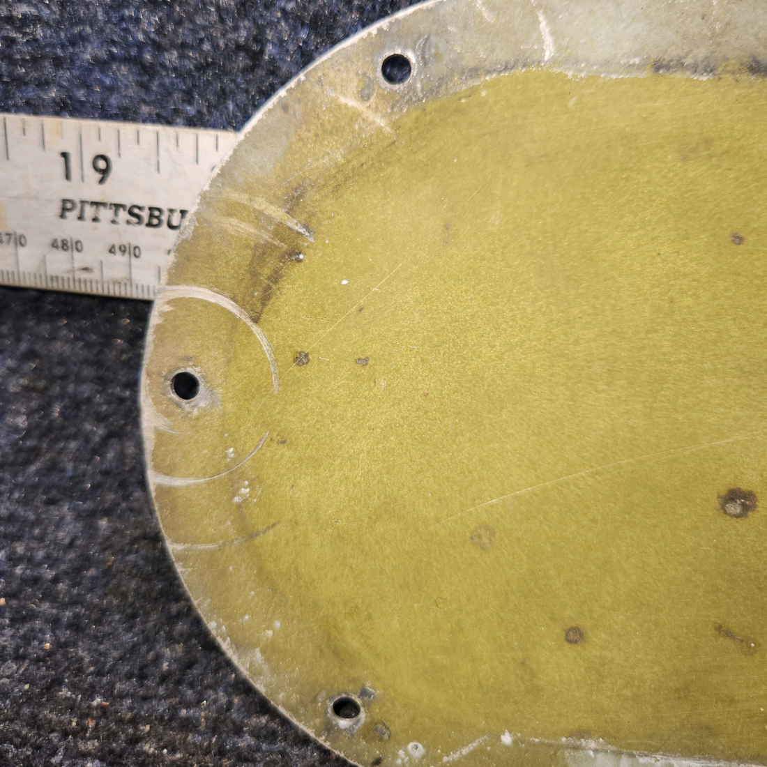 Used aircraft parts for sale, 62109-000 Piper PA28-161 Wing Access Hole Cover