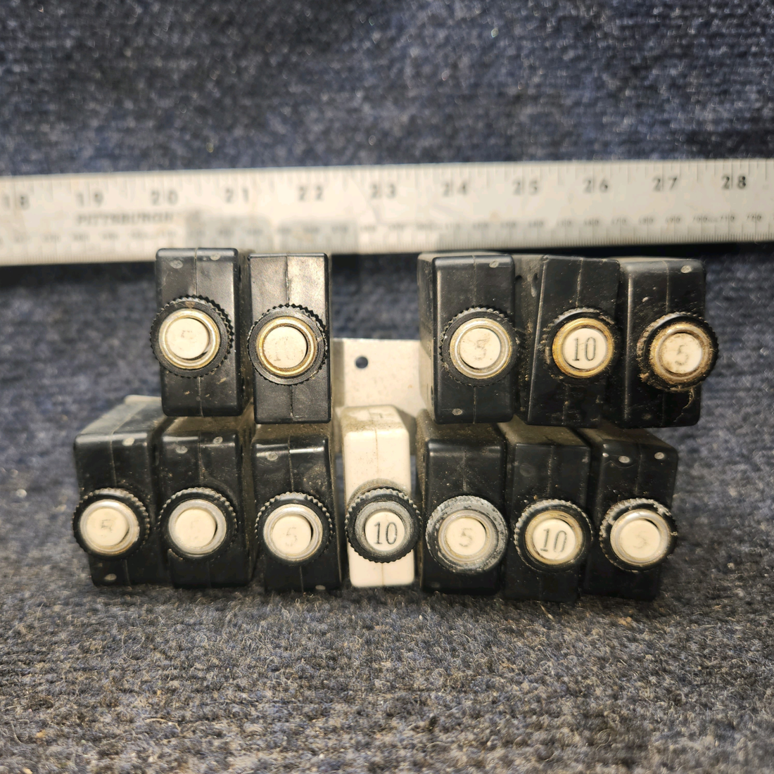 Used aircraft parts for sale, LOT OF WOOD BREAKERS Cessna 182P SOLD AS A SET