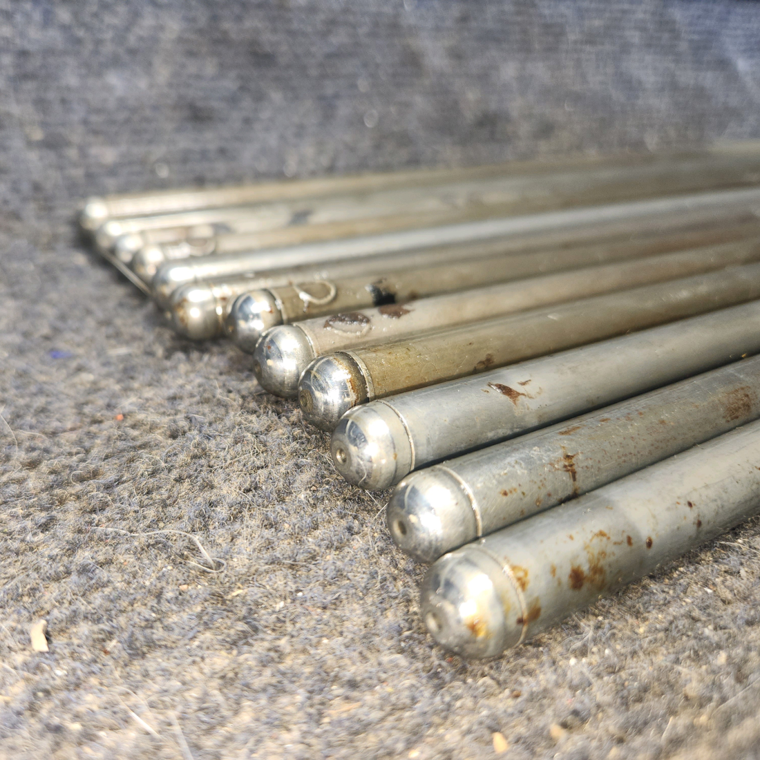 Used aircraft parts for sale, 538304 Continental O-470 Cessna 182G Push Rods