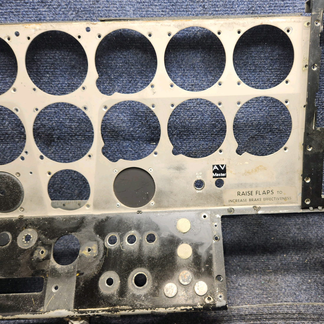 Used aircraft parts for sale, 169-324007-601 Beechcraft C23 SUNDOWNER Instrument Panel Structure Assembly – See photos for details