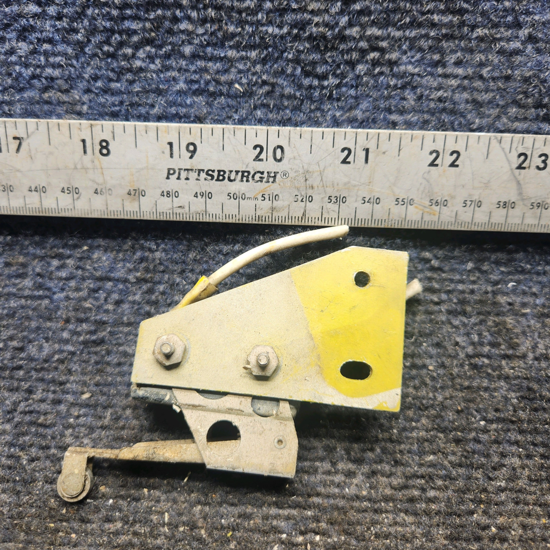 Used aircraft parts for sale, 45-361117-1 Beechcraft 35-33 Flap Limit Down Switch with Bracket