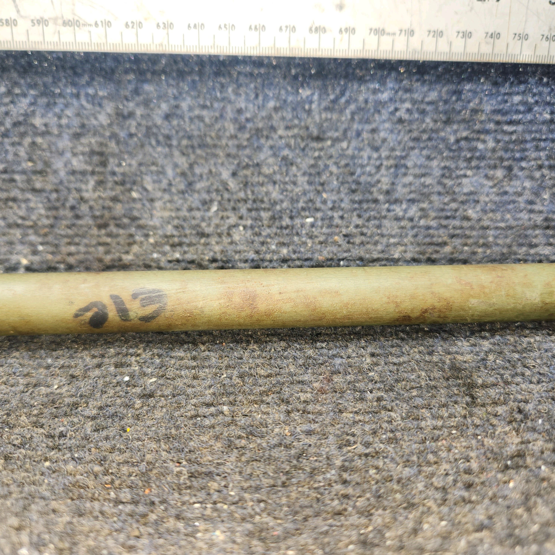 Used aircraft parts for sale, 0510161-12 Cessna 172F Elevator Tube To Bellcrank Forward