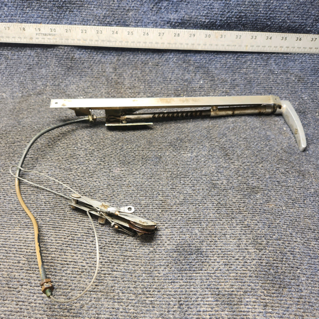 Used aircraft parts for sale, 0713693-2 Cessna 182G Parking Brake Support Angle