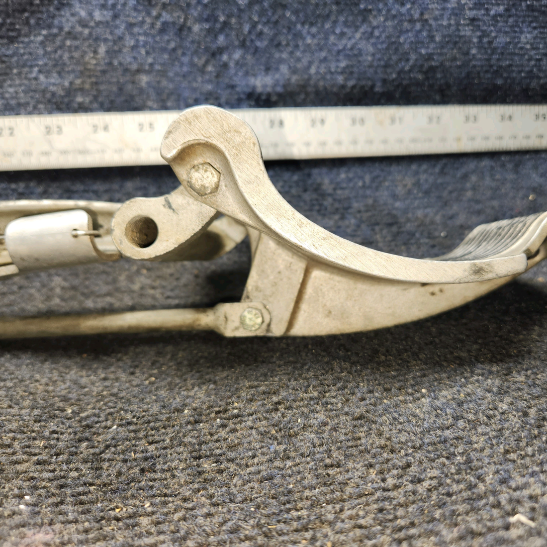 Used aircraft parts for sale, 35-524011 Beechcraft F35 Rudder Pedal And Pedal Arm