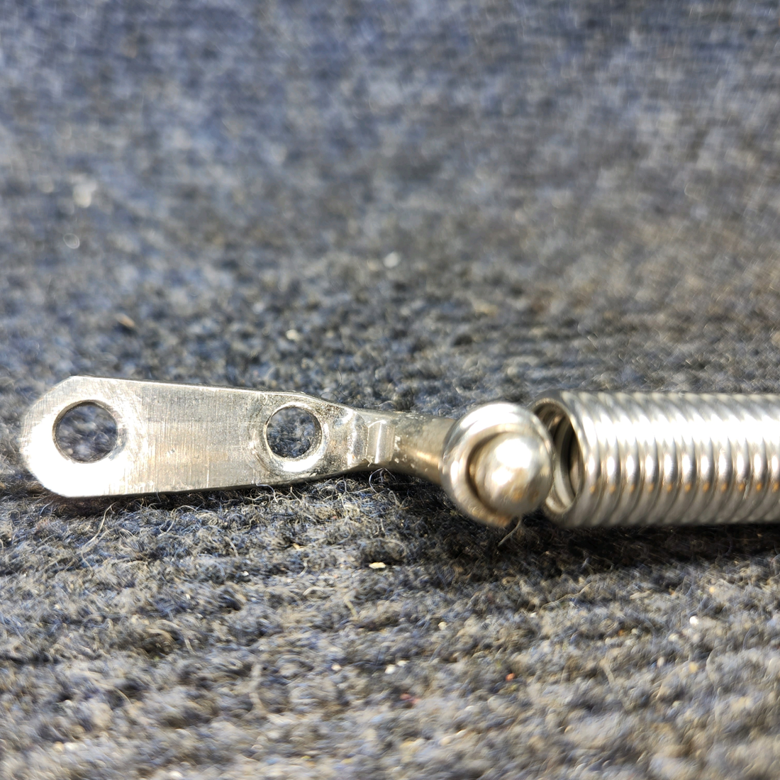 Used aircraft parts for sale, 002-410055-35 BEECHCRAFT 95-55B Baggage Door Stop Spring