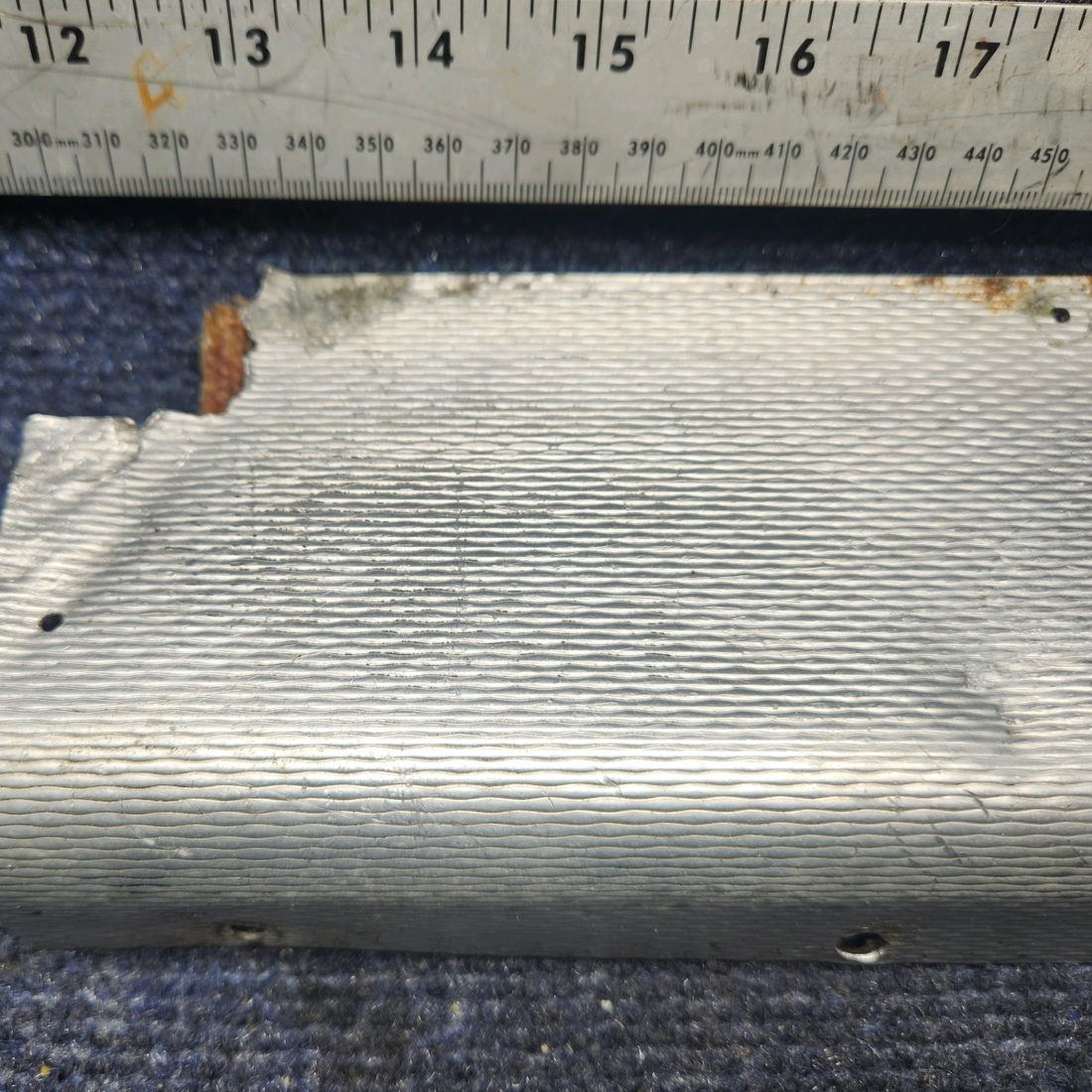 Used aircraft parts for sale, 76129-007 PIPER PA28-161 Warrior III CABIN HEAT DUCT REAR ASSEMBLY RH