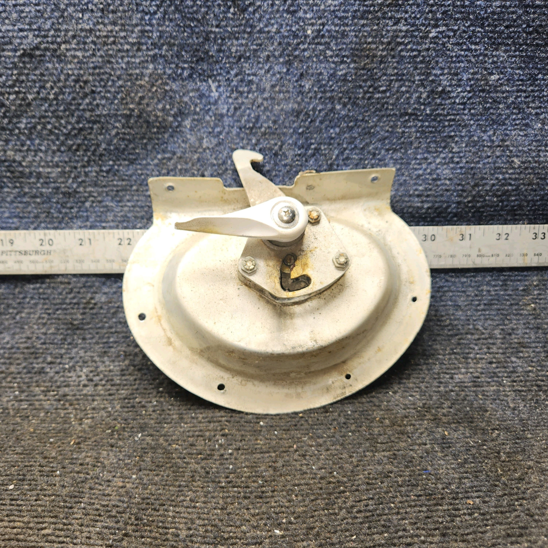 Used aircraft parts for sale, 63034-000 Piper PA-28-140 Cabin Door Latch with Pan
