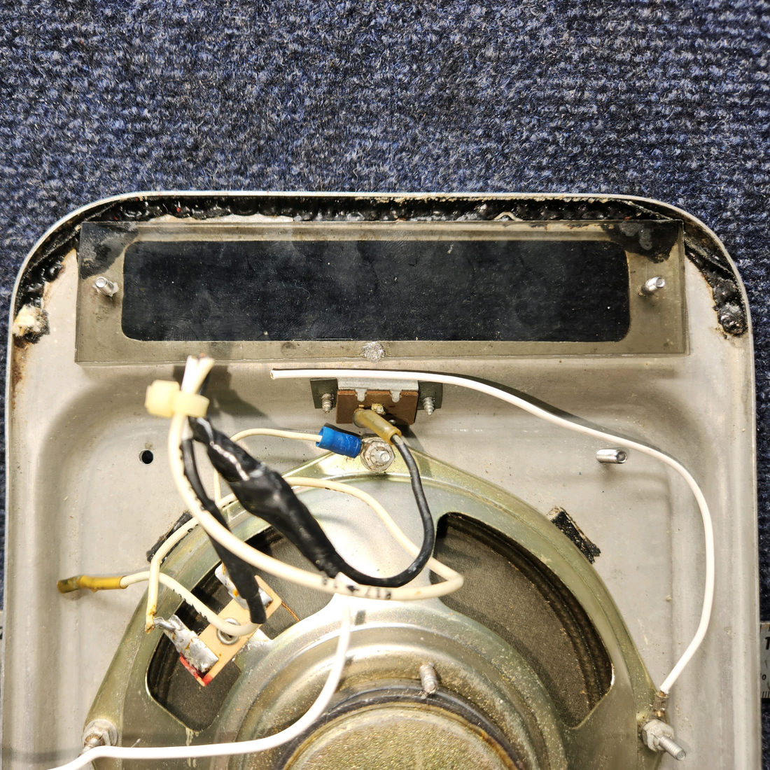 Used aircraft parts for sale, 35-344140-602 BEECHCRAFT F35 Overhead Dome Light Frame/Speaker Cover