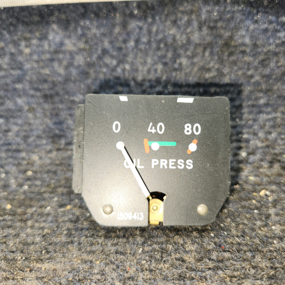 Used aircraft parts for sale, 1509413 Continental, Lycoming Oil Press Indicator