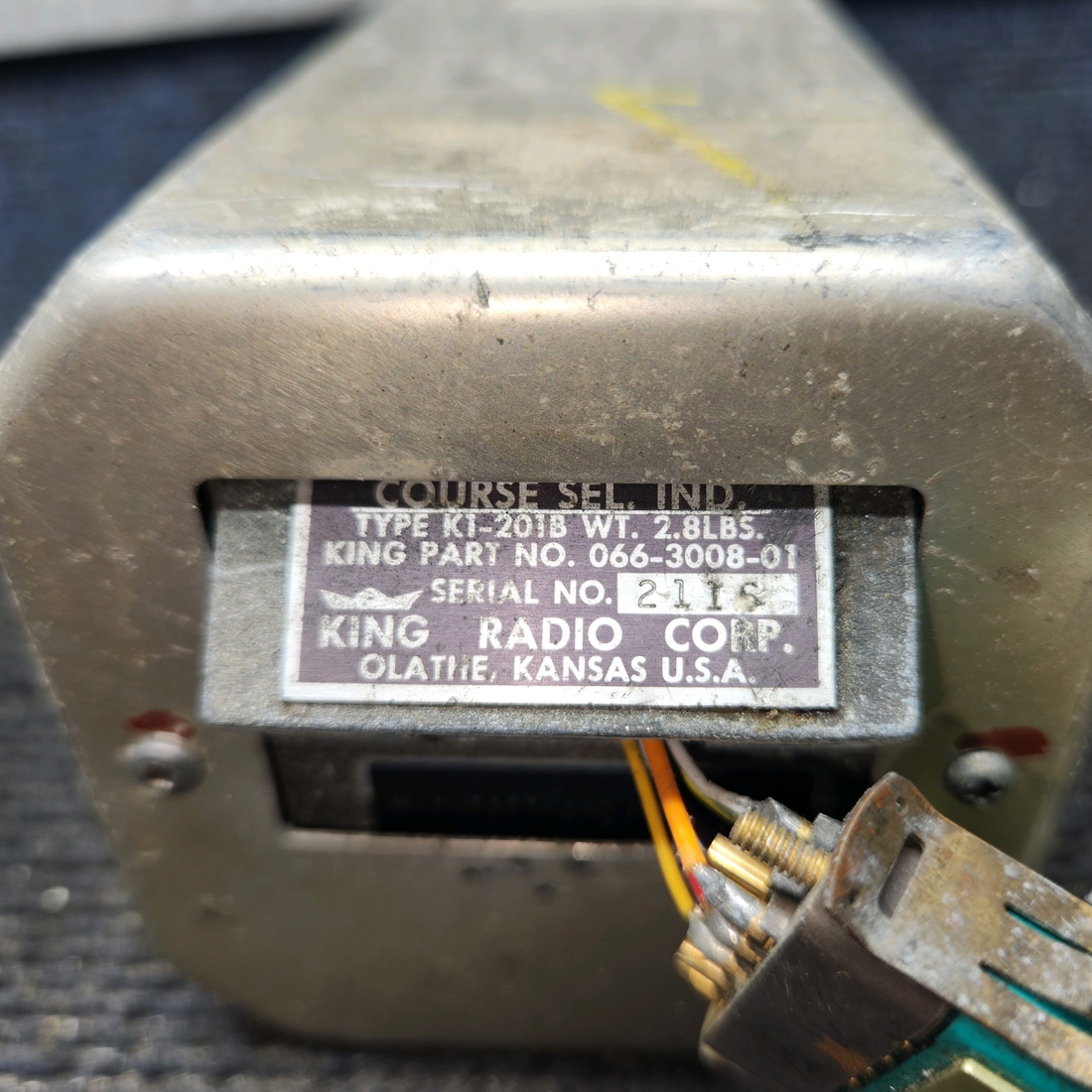 Used aircraft parts for sale, 066-3008-01 King KI-201B Cessna 172 Course Select Indicator