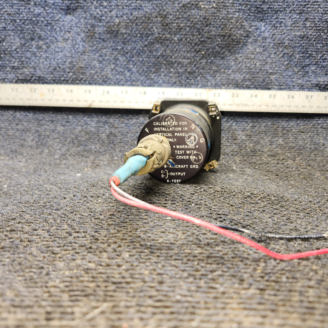 Used aircraft parts for sale, 42320-0014 Electric Gyro Corp 1394T100 cessna 172N Turn Coordinator Indicator – 14V