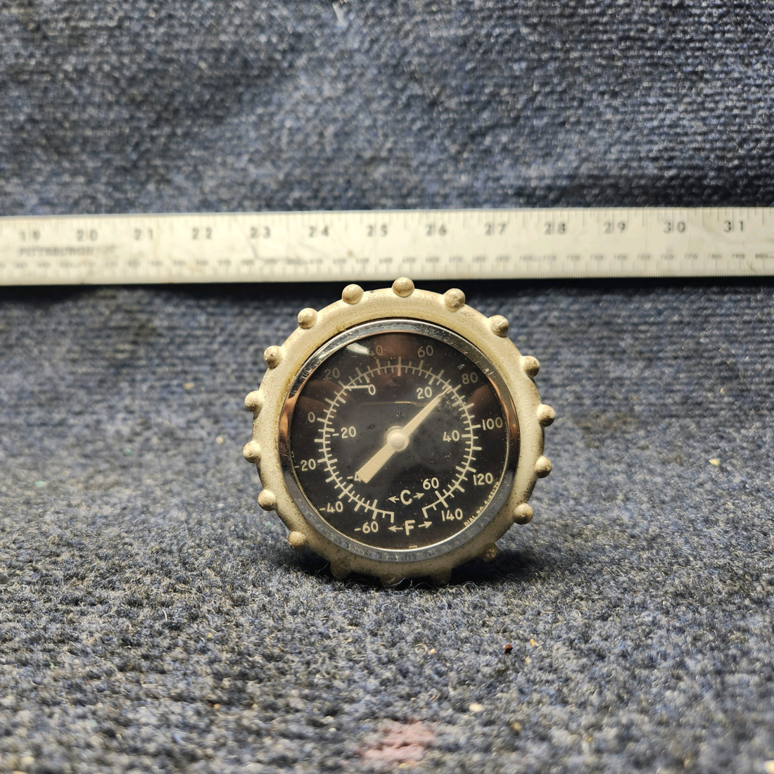 Used aircraft parts for sale, C668507-0101 Cessna 182P OAT Outside Air Temp. Indicator