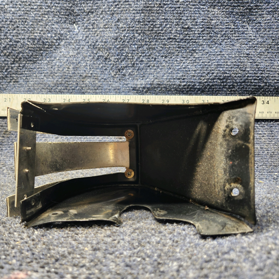 Used aircraft parts for sale, 67232-047 Piper PA28-140 Engine Controls Cover w/ Placard