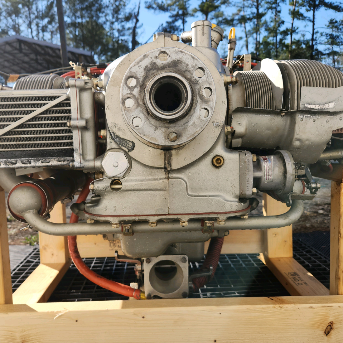 Used aircraft parts for sale, IO-470-J Continental IO-470 Beechcraft 35-33 Aircraft Engine