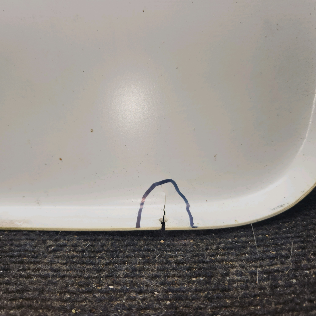 Used aircraft parts for sale, 0715079-18 cessna 172N Baggage Door Cover