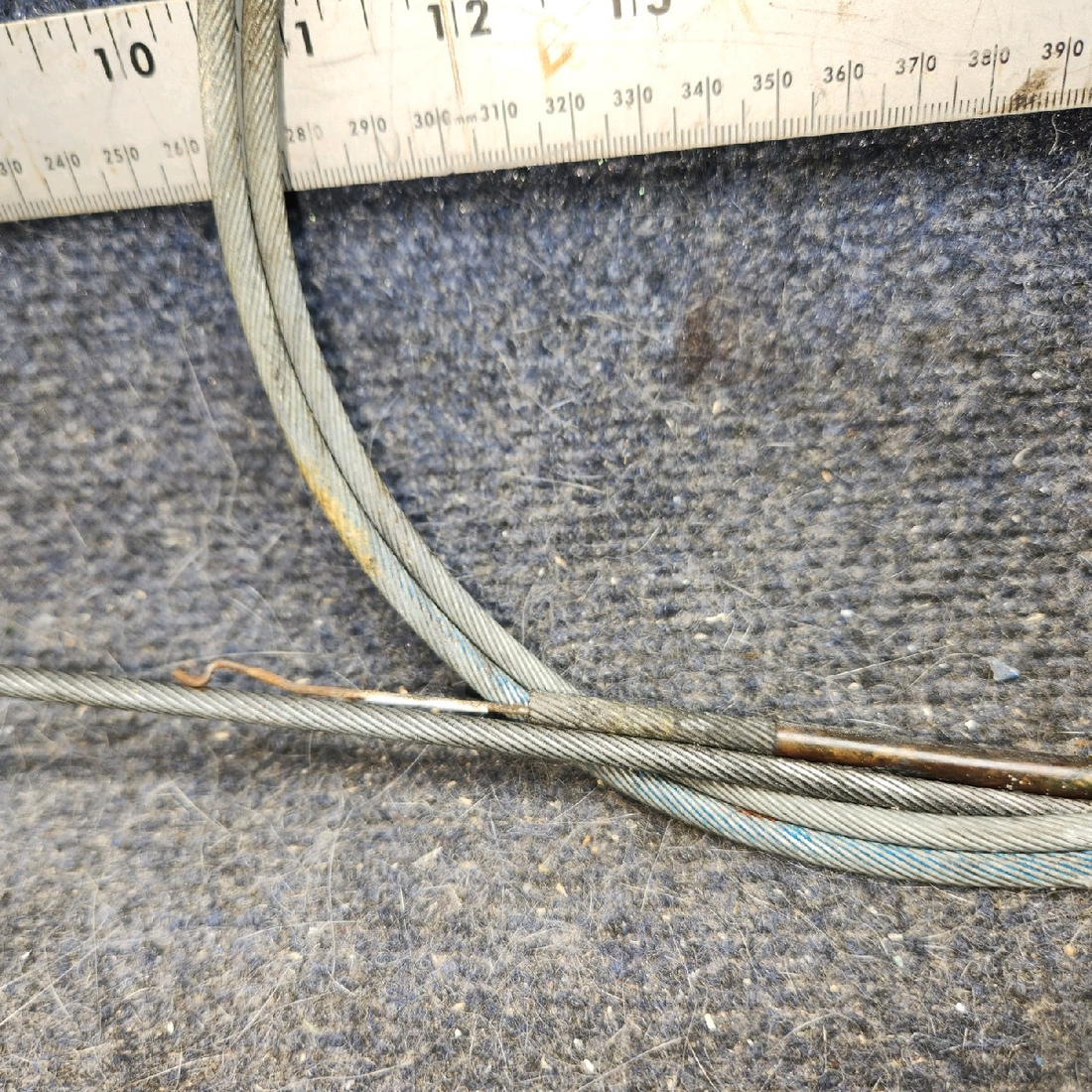 Used aircraft parts for sale, 66980-000 piper PA-28-181 Cabin Heat Control Assembly w/ Cables