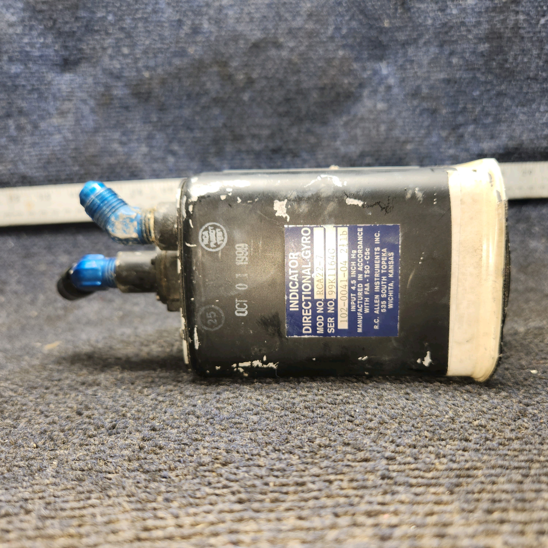 Used aircraft parts for sale, RCA22-7 RC Allen Cessna 172 Horizon GYRO Indicator