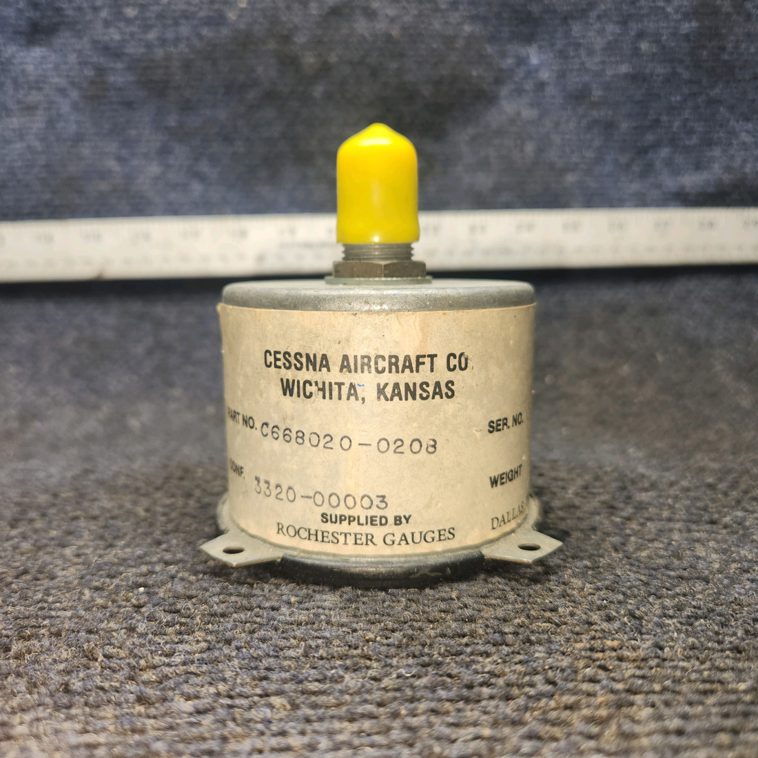 Used aircraft parts for sale, C668020-0208 Cessna 210 Tachometer Indicator RPM