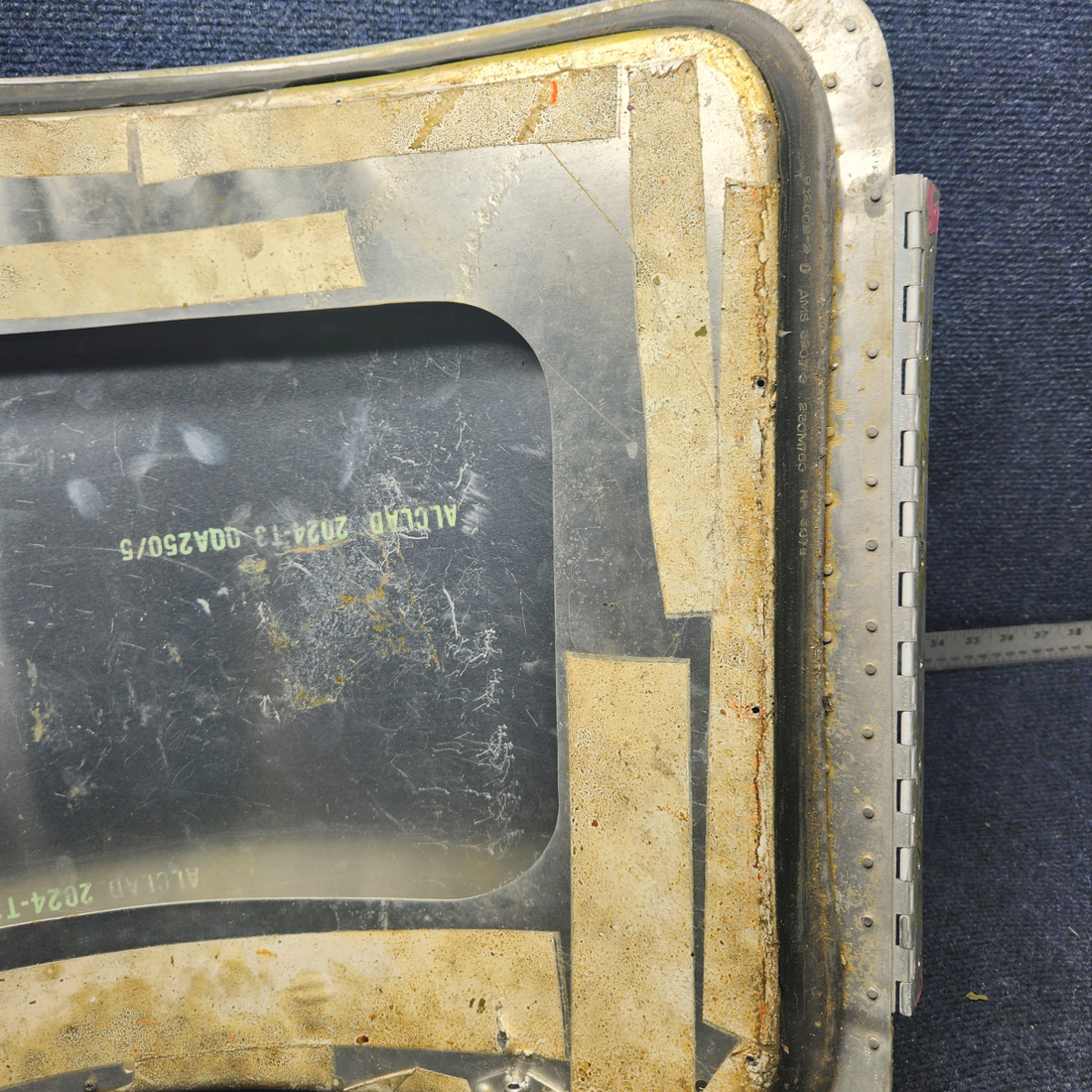 Used aircraft parts for sale, 350154-505 Mooney M20K BAGGAGE DOOR STRUCTURE ASSEMBLY
