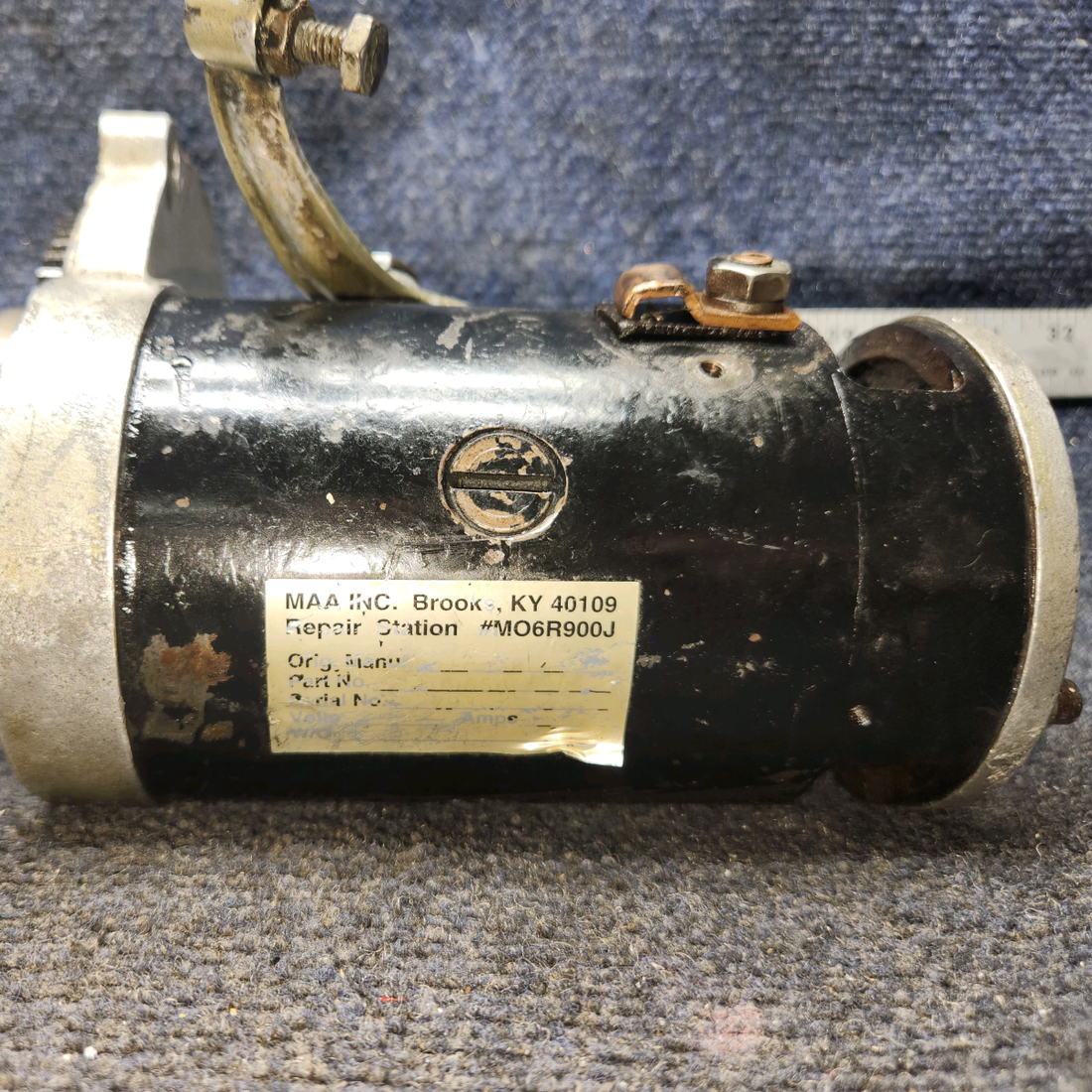 Used aircraft parts for sale, 1908539 Continental O-300-A Cessna 172 Continental Starter Motor – Includes Gears & Clutch