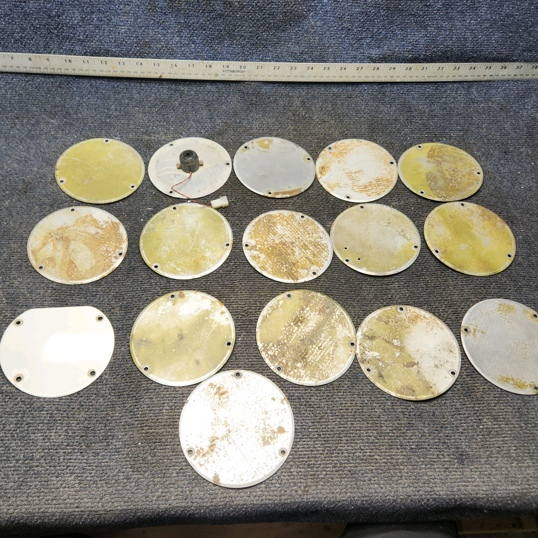 Used aircraft parts for sale, S225-1, S225-2 Cessna C175 Lot of Different Plate Covers