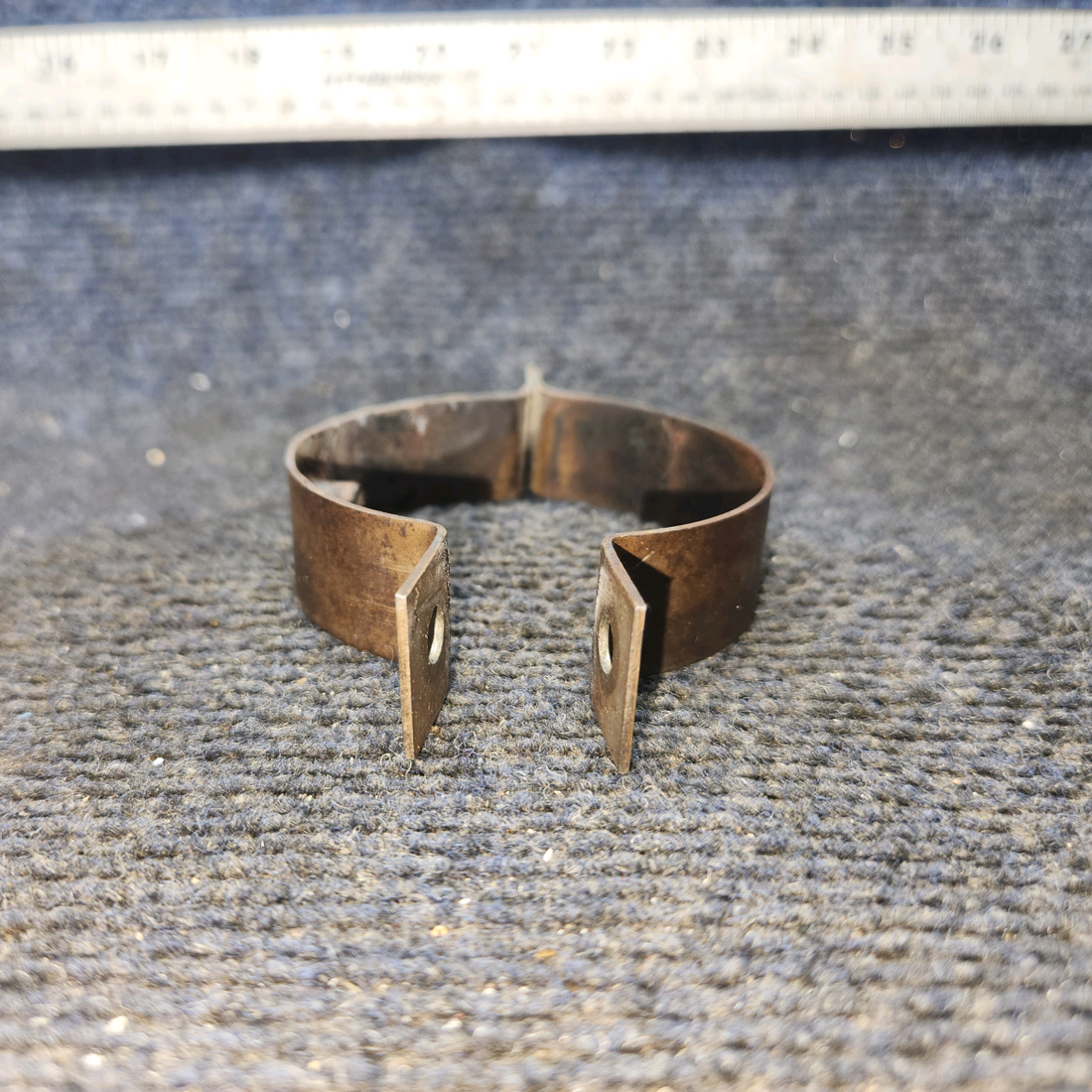 Used aircraft parts for sale, 0550176-31, 0550176-26 Cessna 172E Tailpipe Clamp Assembly