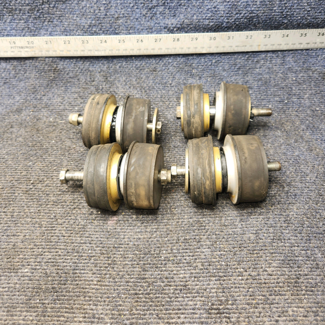 Used aircraft parts for sale, J9613-40, J9613-53 Piper PA28-161 Engine Shock Mount Kit