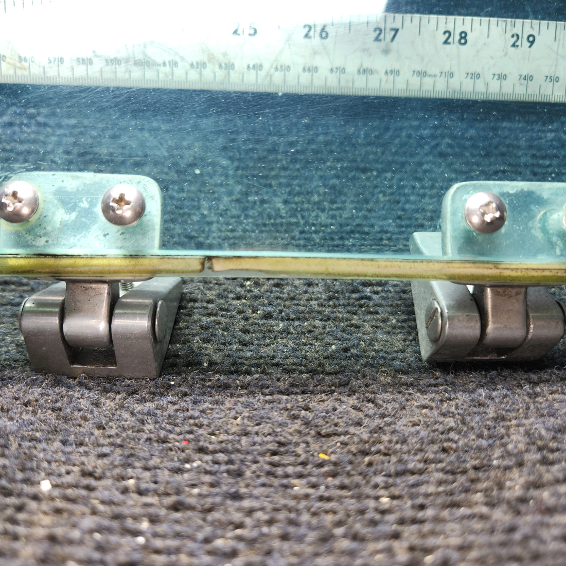 Used aircraft parts for sale, 96-420011-7 BEECHCRAFT F35 Storm Window Assembly w/Metal Leg