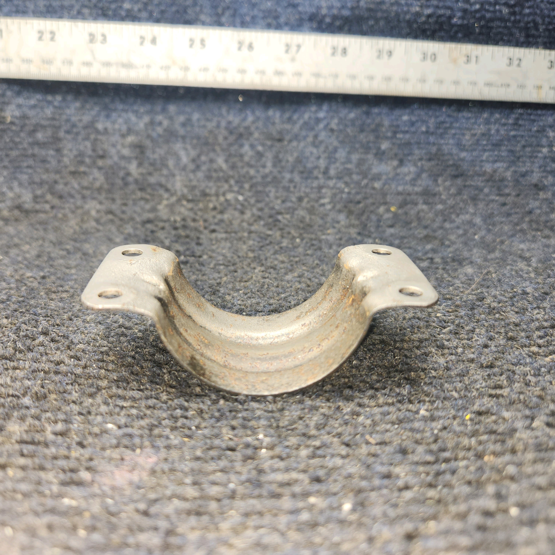 Used aircraft parts for sale, 0750161-25 Exhaust Riser Clamp Half (1.75")